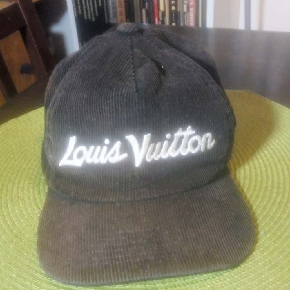 Louis Vuitton Brown Corduroy Baseball Cap